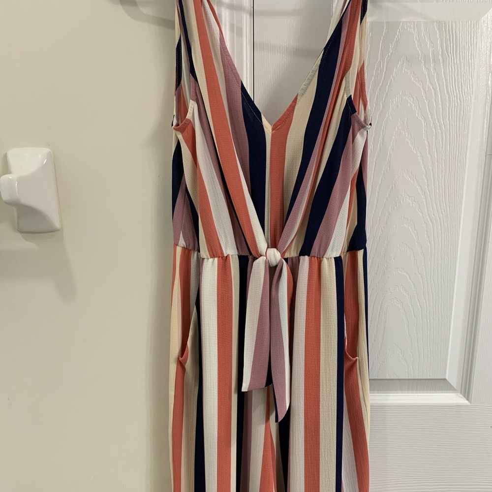 Multicolor midi jumpsuit